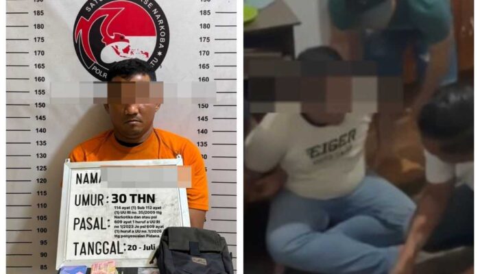 Satresnarkoba Polres Labuhanbatu Ringkus Pengedar Sabu dan Sita Cartridge Vape Berisi Cairan Narkotika