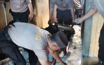 Pasca Kabakaran, Personil Polres Labuhanbatu Giat Aksi Kurve di Perumahan Griya Anugerah