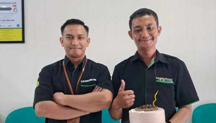 Bank Syariah Annisa Mukti Beri Kejutan Ulang Tahun ke Kontributor Media di Sidoarjo