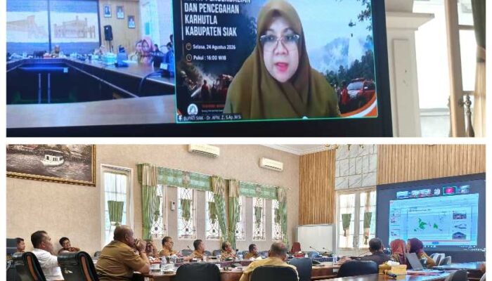 Bupati Siak Tegaskan Pemilik Lahan Wajib Jaga Wilayahnya dari Ancaman Karhutla
