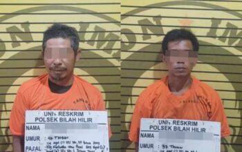 Polsek Bilah Hilir Ungkap Peredaran Ganja, Dua Pria Diamankan