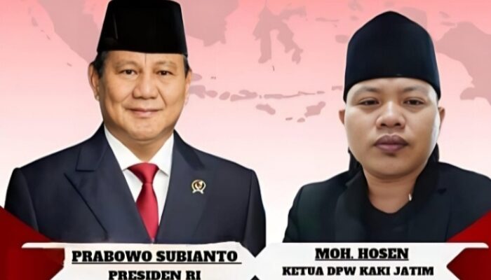 Ketua KAKI Jatim Sarankan Presiden Prabowo Subianto Manfaatkan Pemerintahan Dengan Baik Hingga 2029, Evaluasi Kabinet Merah Putih