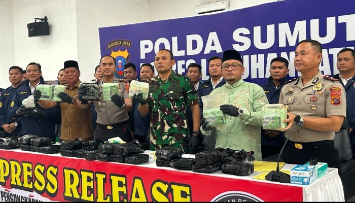 Satresnarkoba Polres Labuhanbatu Sita 30 Kg Sabu dan 20 Ribu Ekstasi, Tersangka Diamankan