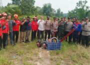 Sapu Bersih Area Gambut Tualang, Tim Gabungan Terjunkan Drone Intip Titik Api