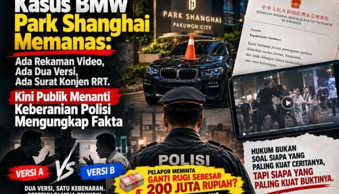 BMW Dirusak Gara-Gara Salah Parkir, Konjen RRT Turun Tangan: Polisi Diminta Adil dan Transparan
