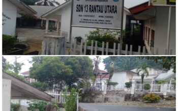 Gawat! Pagar Pengaman SD N 13 Rantau Utara Rusak Parah, Keselamatan Siswa Terancam