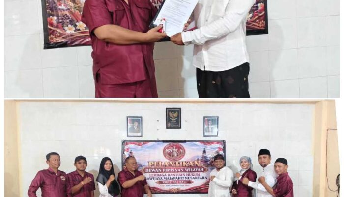 Kembangkan Jaringan Nasional, LBH BMN Resmi Bentuk DPW Bali dan Serahkan SK Kepengurusan