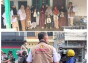 Kabut Asap Pekat di Siak, Ketua Fraksi DPRD Siak Partai Gerindra Turun Kejalan Bagikan Masker dan Sembako