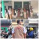 Kabut Asap Pekat di Siak, Ketua Fraksi DPRD Siak Partai Gerindra Turun Kejalan Bagikan Masker dan Sembako