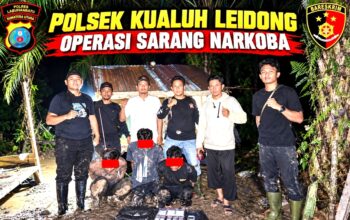 Bongkar Sarang Narkoba, Polsek Kualuh Leidong Amankan 10,68 gram Brutto Sabu