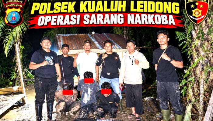 Bongkar Sarang Narkoba, Polsek Kualuh Leidong Amankan 10,68 gram Brutto Sabu